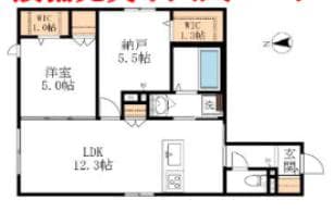 Casita　七ッ松の物件間取画像