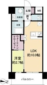 セレニテ東三国ミラクの物件間取画像