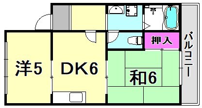 塚口駅 徒歩10分 3階の物件間取画像