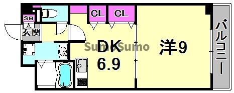 プロヴァンスの物件間取画像