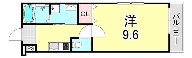 江坂駅 徒歩14分 3階の物件間取画像