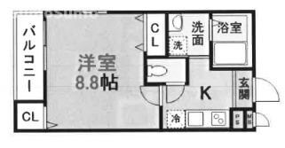 フジパレス出来島WESTⅡ番館の物件間取画像