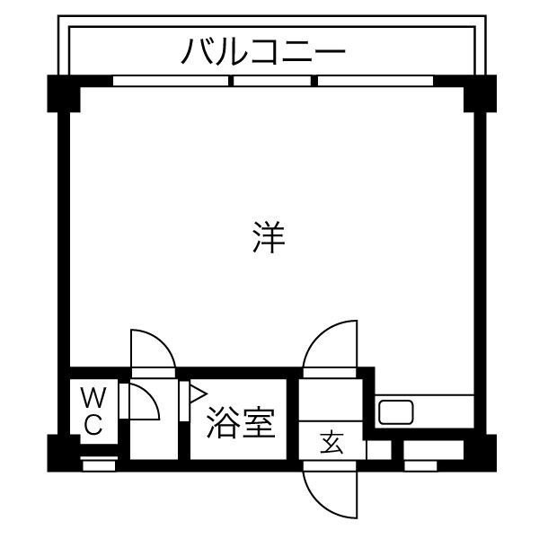 グローリー平尾の物件間取画像