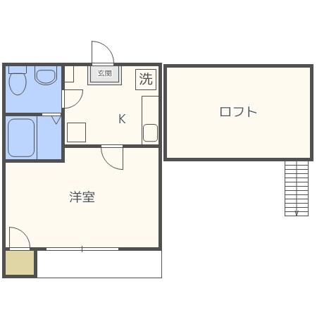 コーポ竹下の物件間取画像