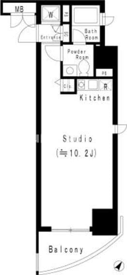 ＭＦＰＲ代々木タワーの物件間取画像