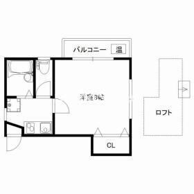 高宮駅 徒歩11分 3階の物件間取画像