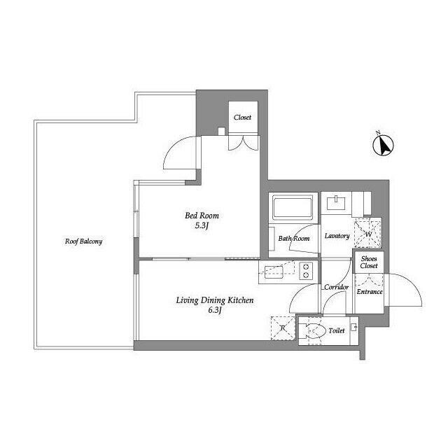 ＥＮｅｔｉａｌ代官山の物件間取画像