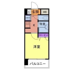 東比恵駅 徒歩5分 9階の物件間取画像