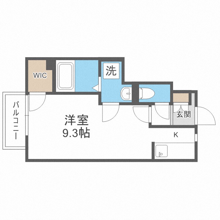 雑餉隈駅 徒歩4分 1階の物件間取画像