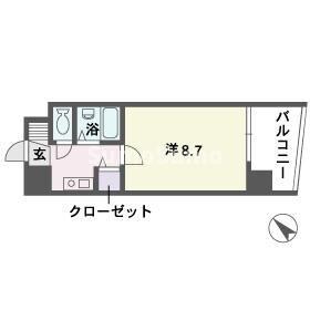 レキシントンスクエア駅南の物件間取画像