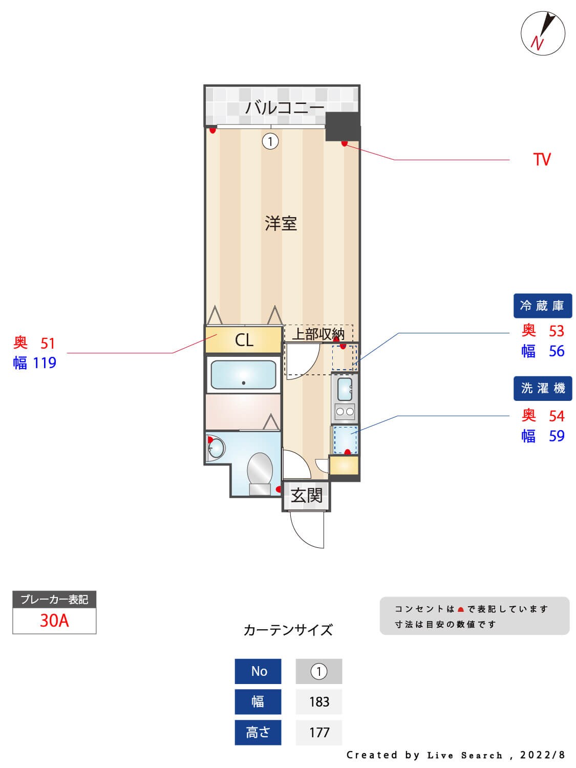 西鉄福岡（天神）駅 徒歩3分 3階の物件間取画像