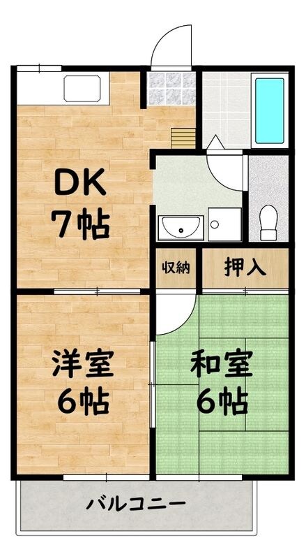 ブライトンハウスの物件間取画像