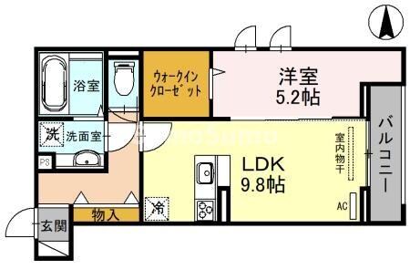 D-room塚口町の物件間取画像