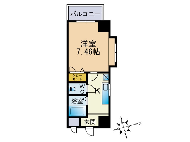 グランシャリオ箱崎の物件間取画像