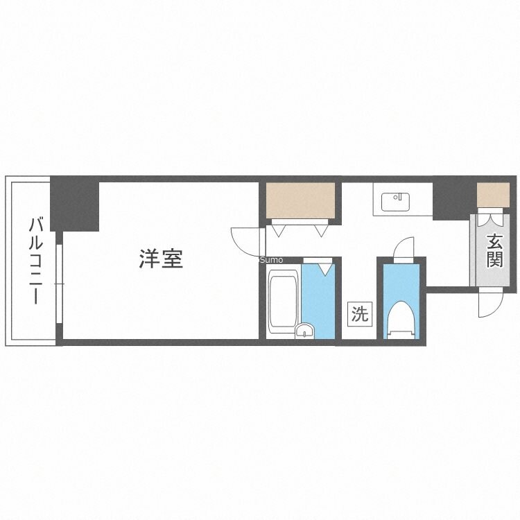 サムティ松屋町の物件間取画像