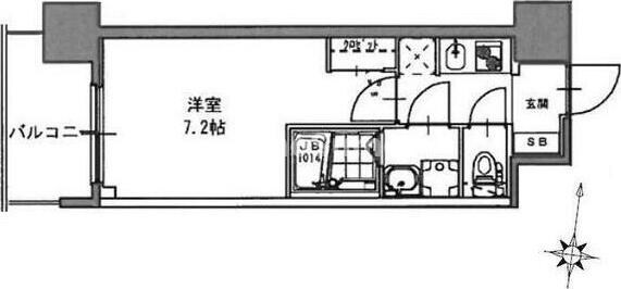 新大阪駅 徒歩13分 13階の物件間取画像