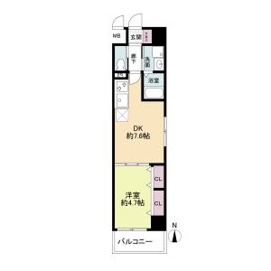 東三国駅 徒歩3分 3階の物件間取画像