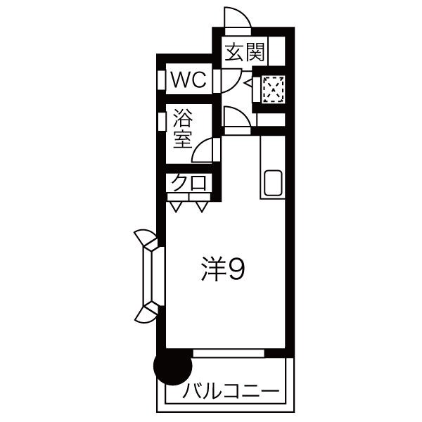 西鉄平尾駅 徒歩12分 4階の物件間取画像