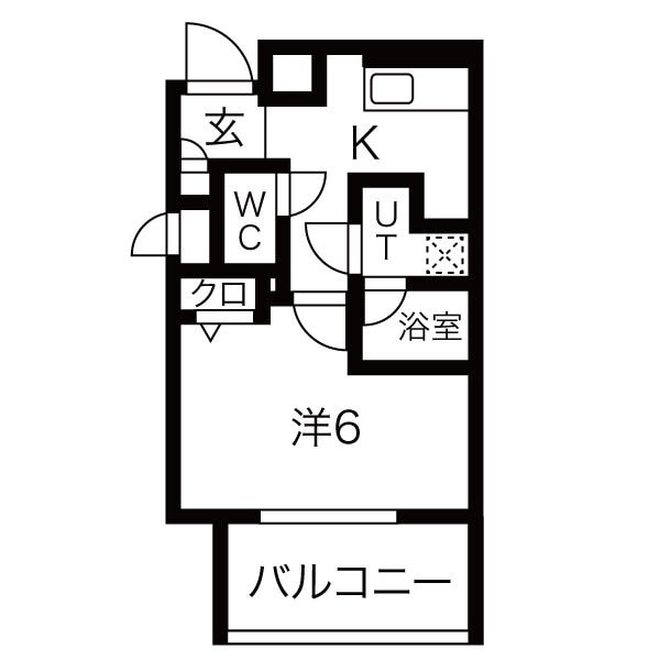 阿波座駅 徒歩6分 10階の物件間取画像