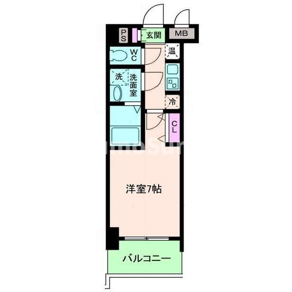 尼崎駅 徒歩1分 3階の物件間取画像