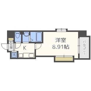 芦原橋駅 徒歩3分 3階の物件間取画像