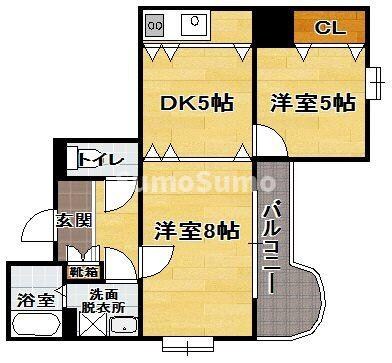 ステイツ平尾の物件間取画像