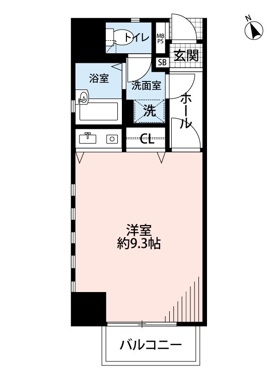 ダイナコート千代県庁口の物件間取画像