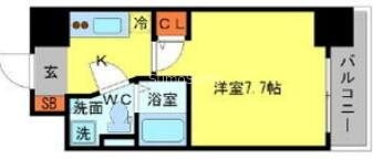 SERENiTE本町エコートの物件間取画像