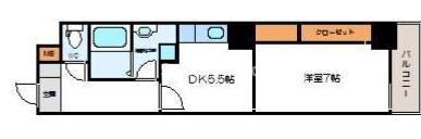 日本橋駅 徒歩7分 8階の物件間取画像