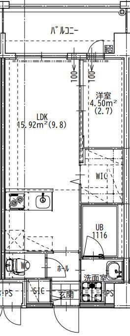 雑餉隈駅 徒歩9分 3階の物件間取画像