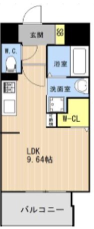 箱崎駅 徒歩3分 2階の物件間取画像