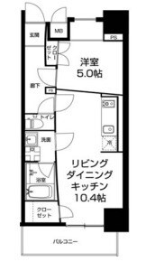 中之島駅 徒歩7分 3階の物件間取画像