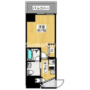 肥後橋駅 徒歩5分 3階の物件間取画像