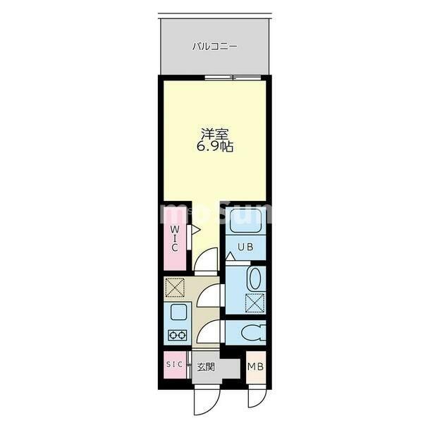 日本橋駅 徒歩3分 4階の物件間取画像