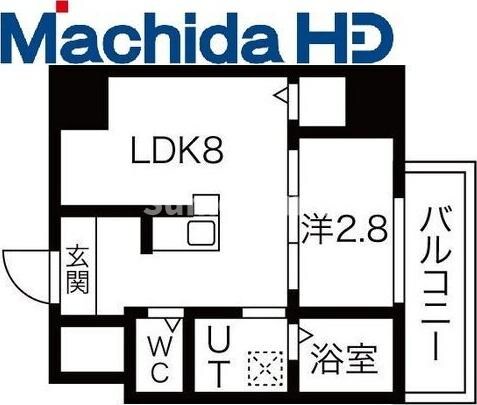 大物駅 徒歩10分 2階の物件間取画像