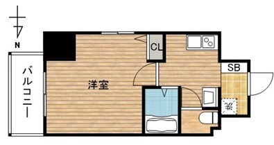 天満橋駅 徒歩3分 4階の物件間取画像