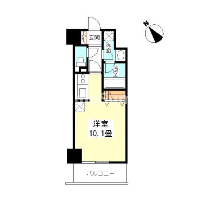 渋谷駅 徒歩11分 6階の物件間取画像