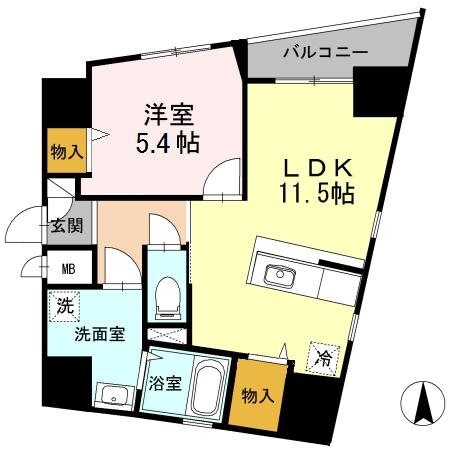 プレミアム青葉台の物件間取画像