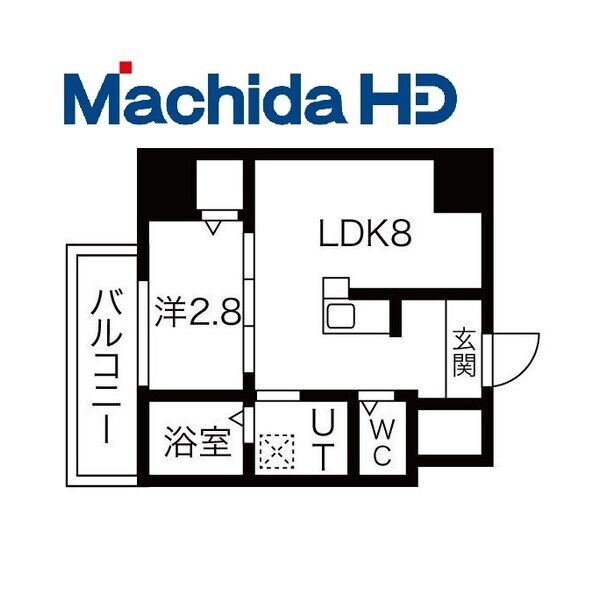 大物駅 徒歩10分 2階の物件間取画像