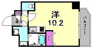 尼崎駅 徒歩10分 4階の物件間取画像
