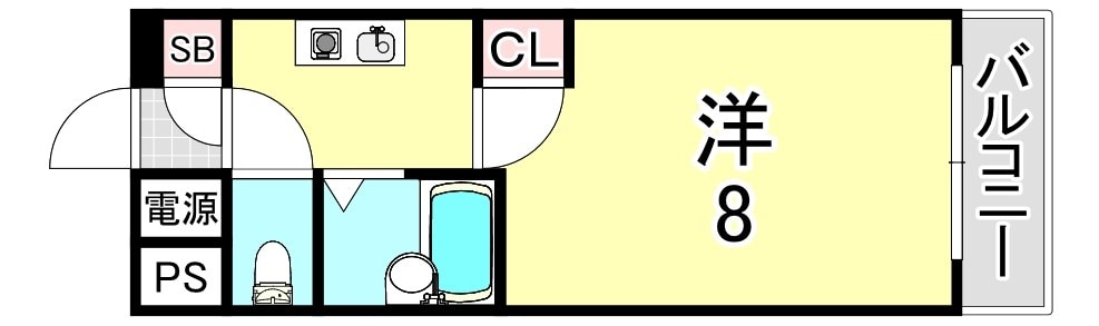 緑地公園駅 徒歩12分 3階の物件間取画像