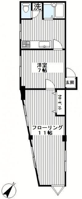 エクセレント船越の物件間取画像