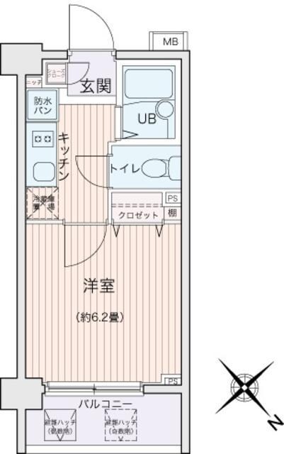 エコロジー都立大学レジデンスの物件間取画像