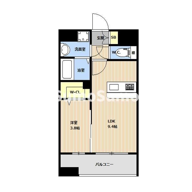 KL天神南の物件間取画像