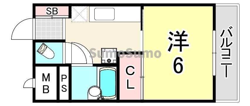 エクシード武庫之荘Ⅰの物件間取画像