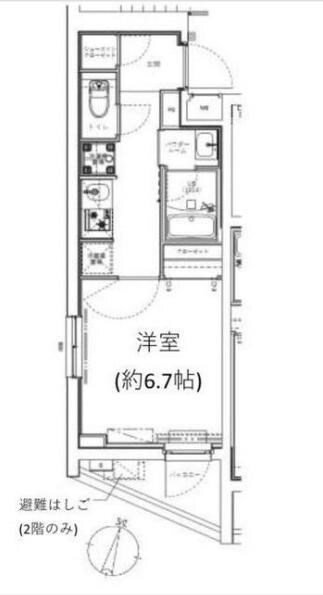 ジェノヴィア学芸大学の物件間取画像