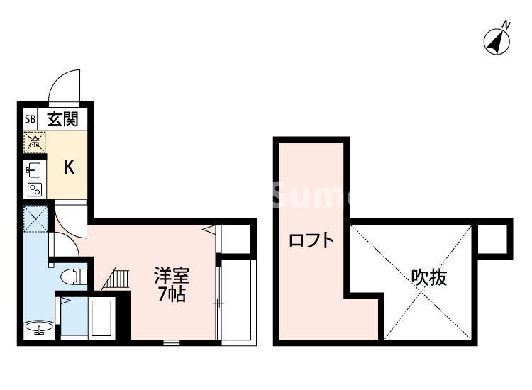 箱崎駅 徒歩11分 1階の物件間取画像