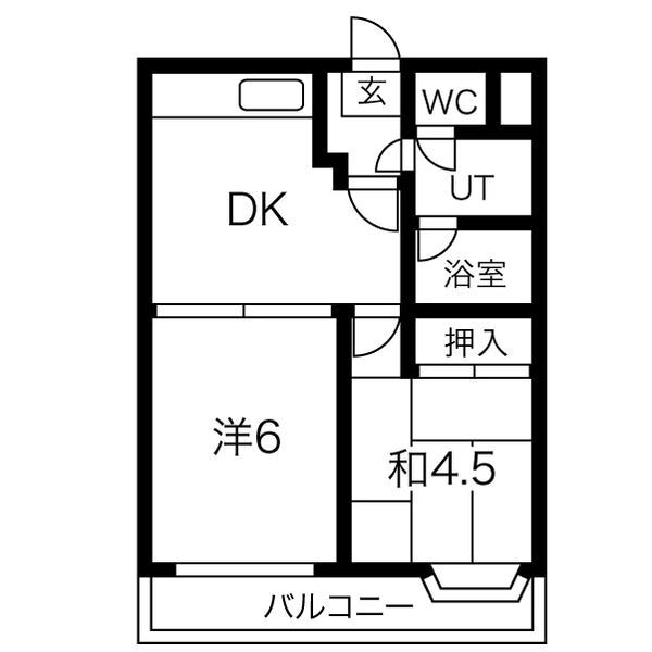 六本松駅 徒歩10分 3階の物件間取画像