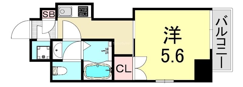 VERDE EBISUの物件間取画像