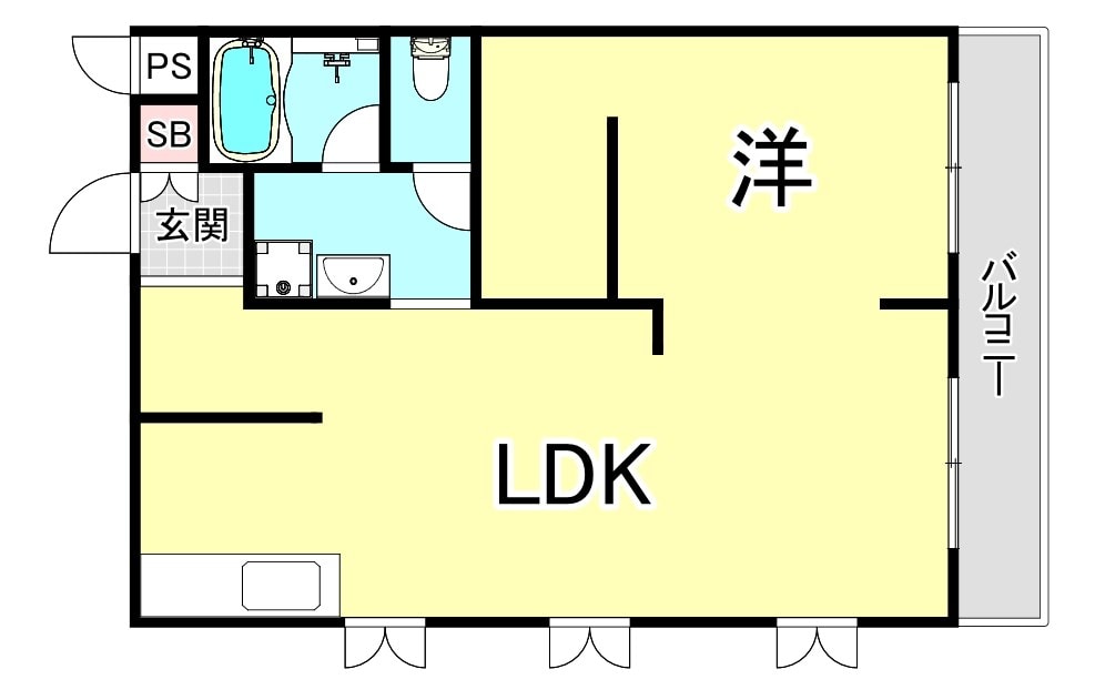 園田駅 徒歩9分 2階の物件間取画像